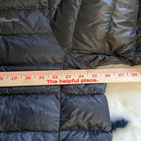 Eddie Bauer Sz XL Black Down Puffer Men’s Full Zip Jacket - Picture 5 of 11